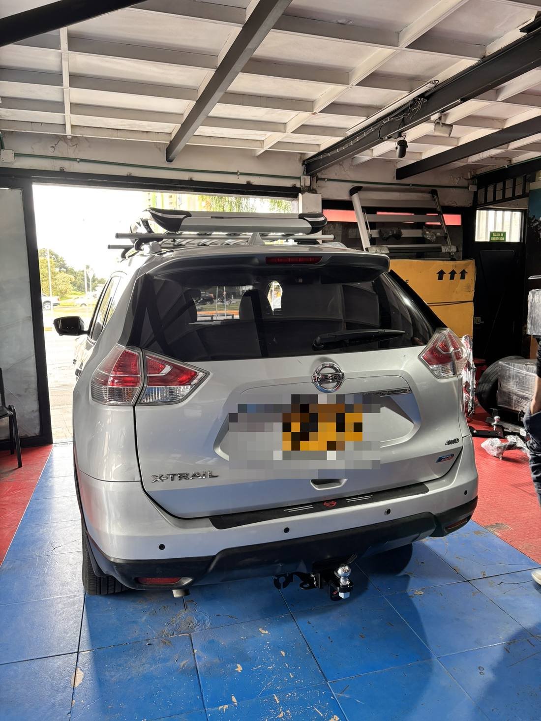 Instalación tiro de arrastre Nissan X-Trail